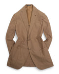 Dark Sand Cotton Sports Jacket by Orazio Luciano