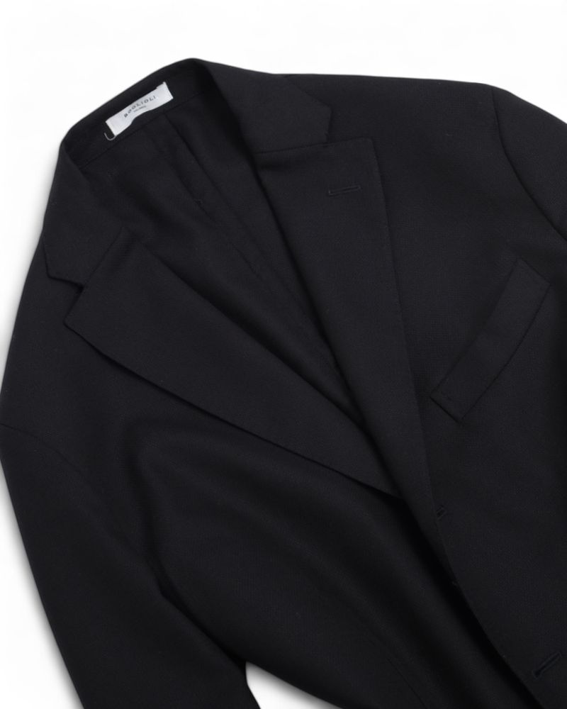 Navy K-Jacket Hopsack Wool Sports Jacket