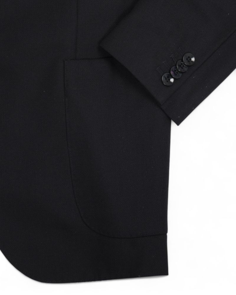 Navy K-Jacket Hopsack Wool Sports Jacket