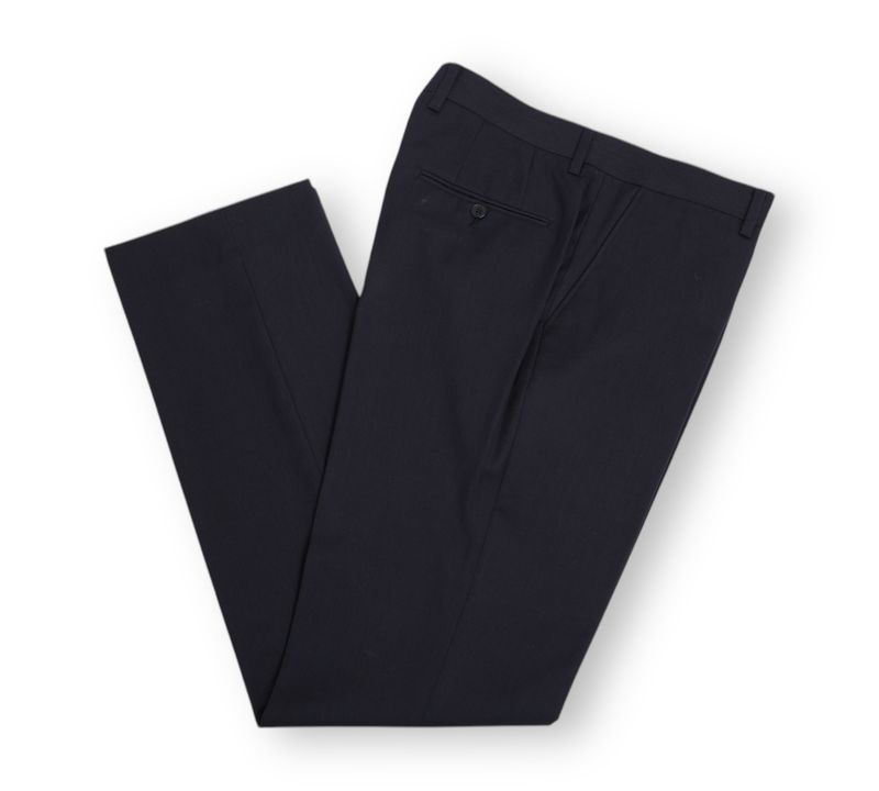 Navy Super 110's Suit Trousers
