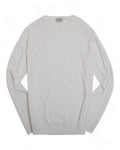 Off White Cotton & Cashmere Sweater