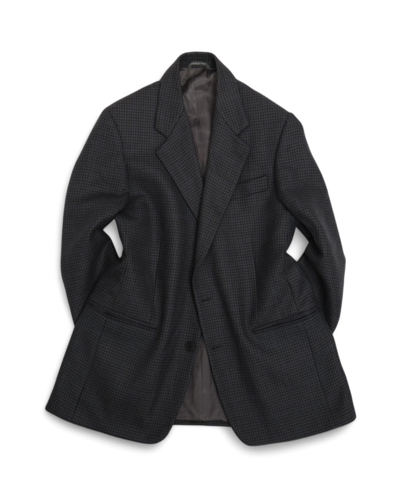 Dark Grey Houndstooth Sports Jacket