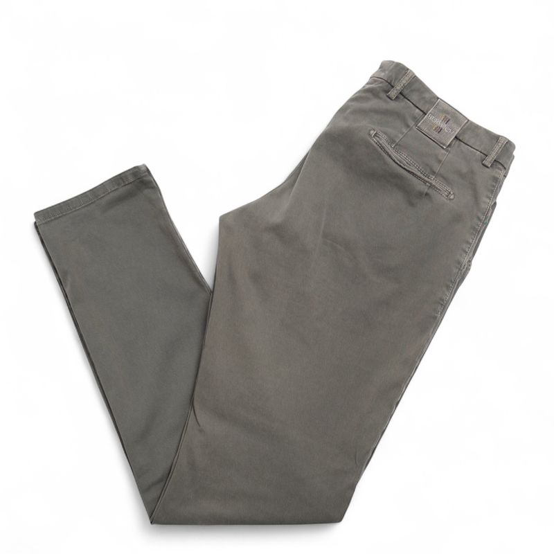 Dark Brown Cotton Chinos