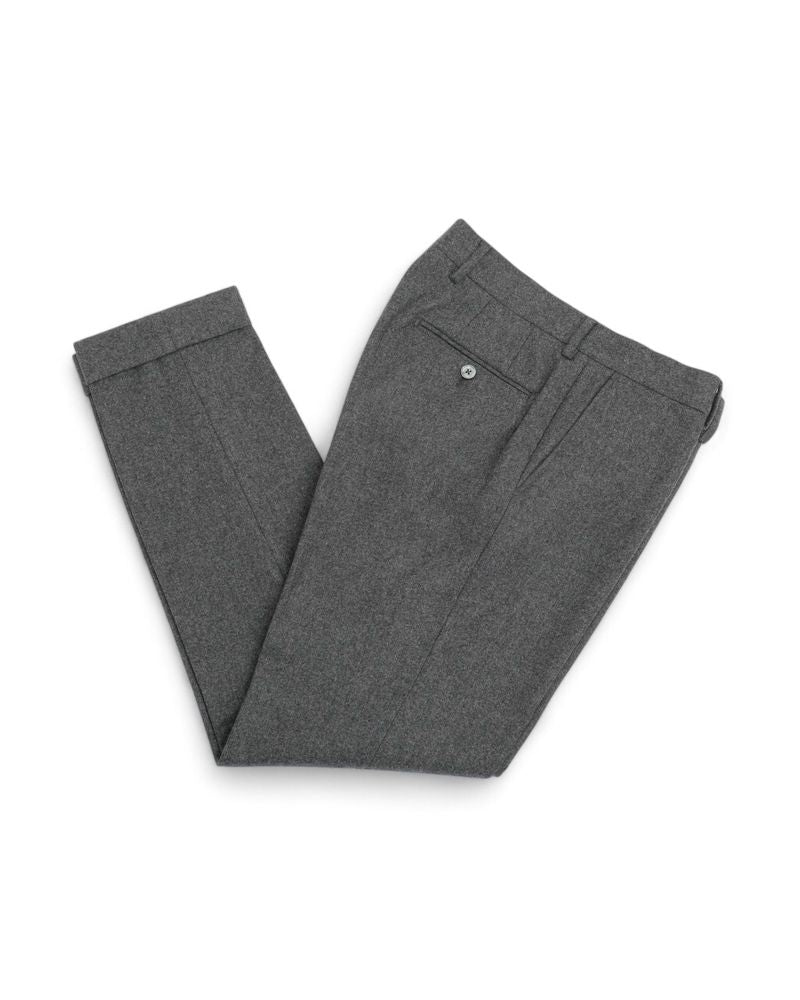 Dark Grey Flannel Trousers