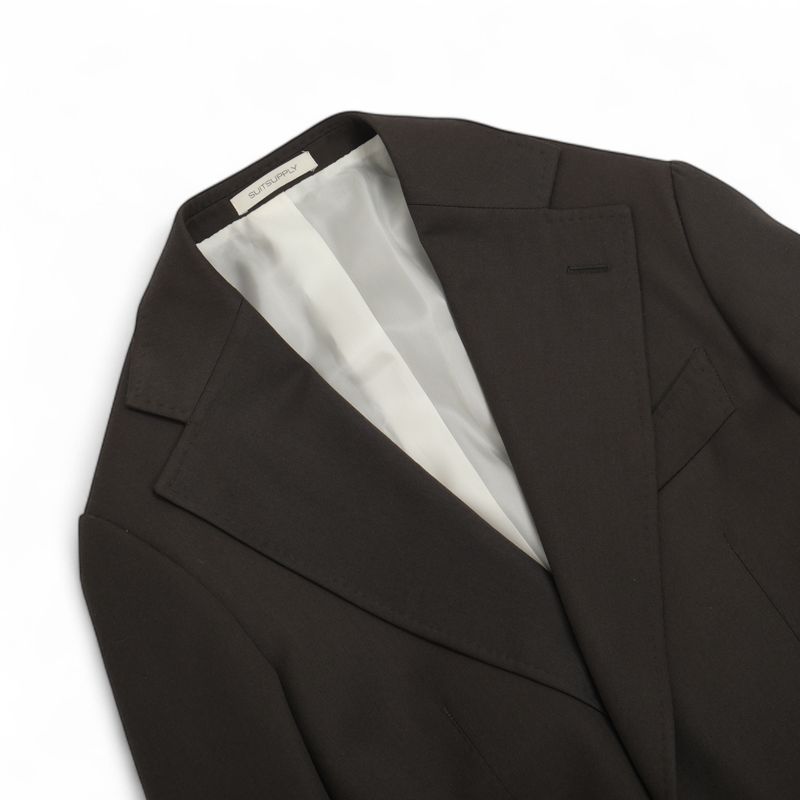 Midnight Green Super 130's E.Thomas Wool Sports Jacket