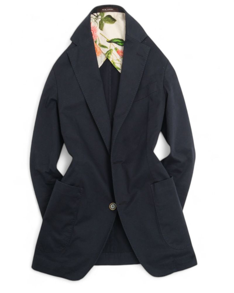 Navy Cotton Suit