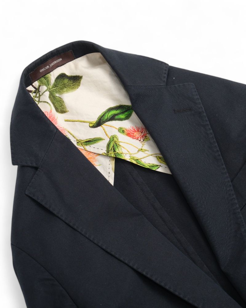 Navy Cotton Suit