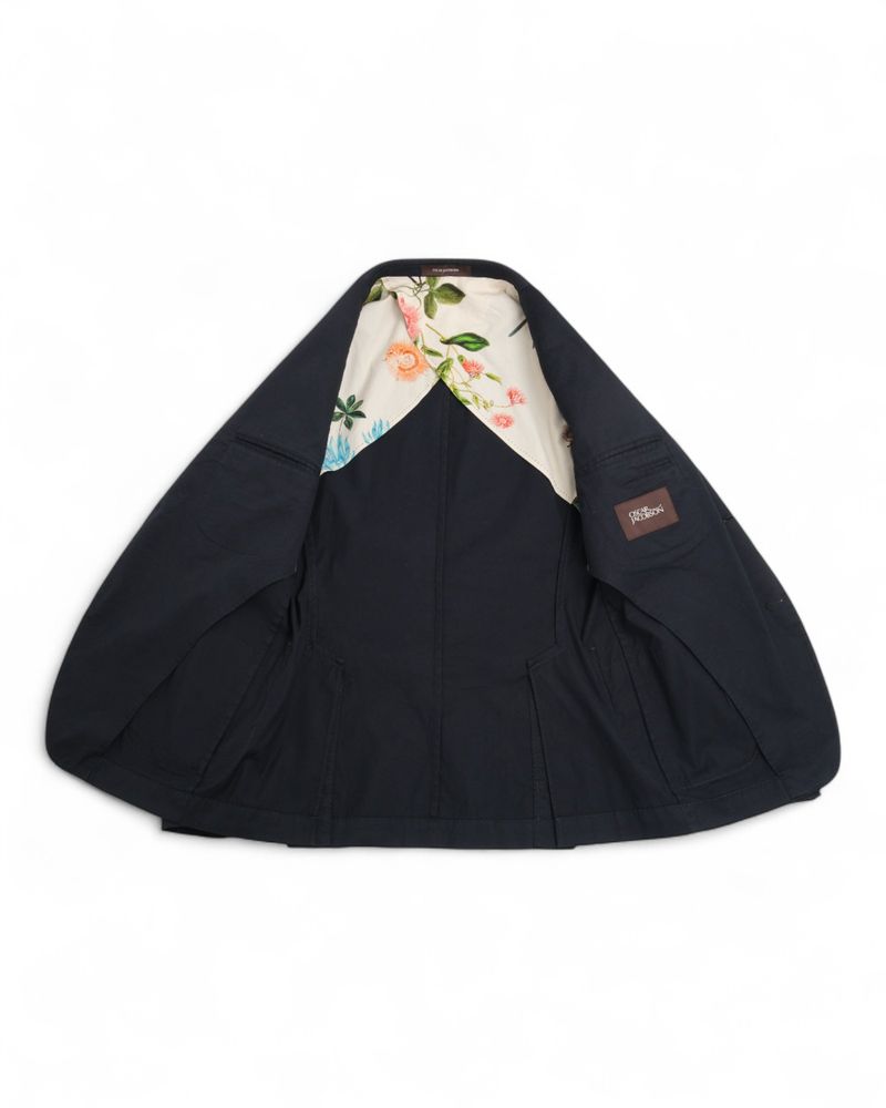Navy Cotton Suit