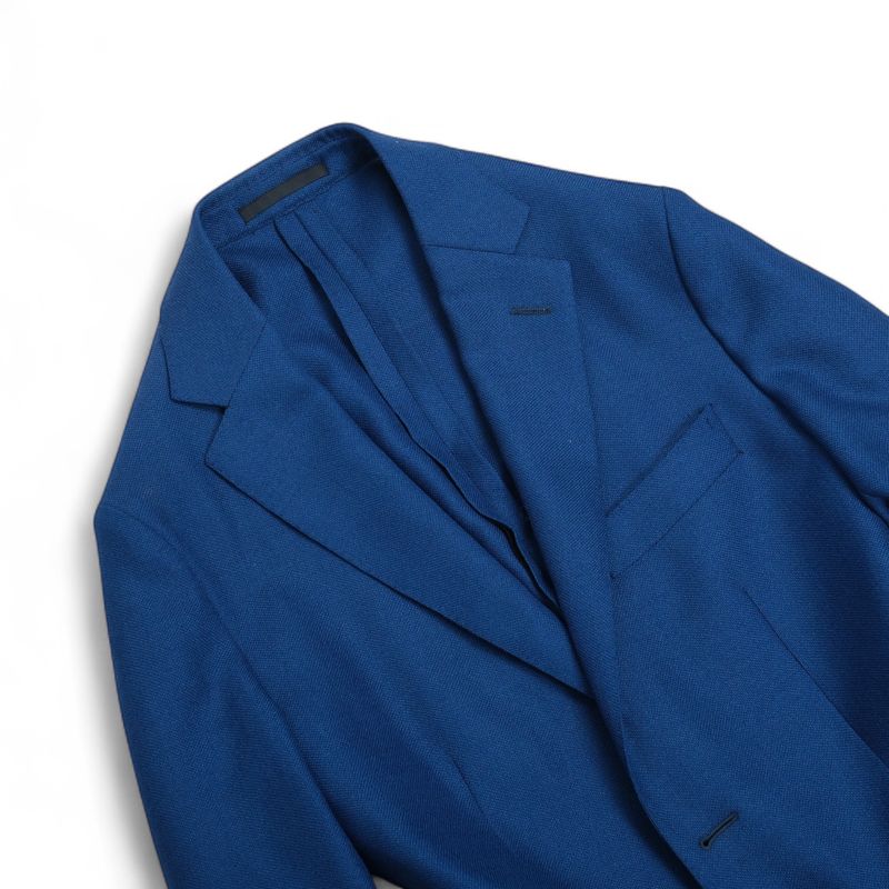 Cobalt Blue Mohair & Silk Sports Jacket