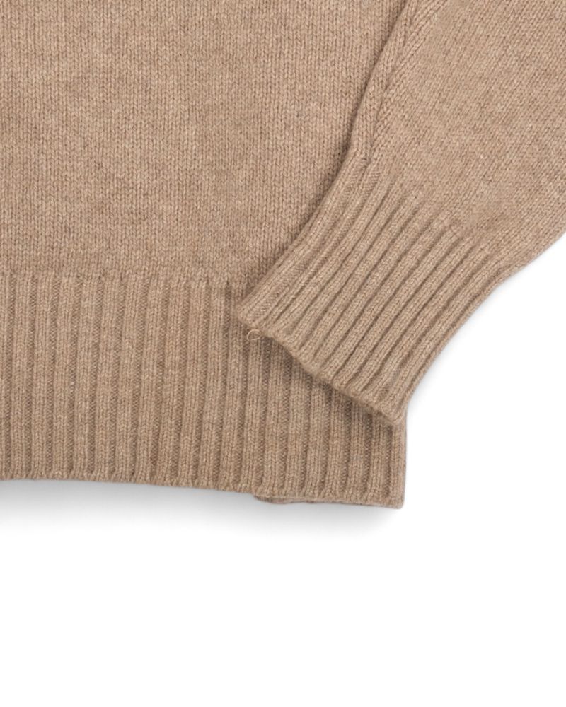 Beige Cashmere Sweater