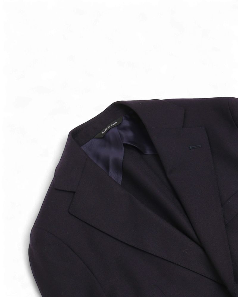 Navy Hopsack Sports Jacket