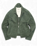 Garden Green Suede Jacket by Valstar