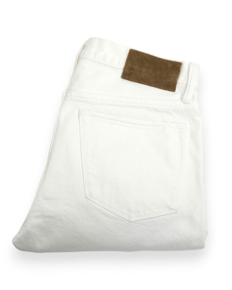 White Selvedge 5-Pocket Jeans