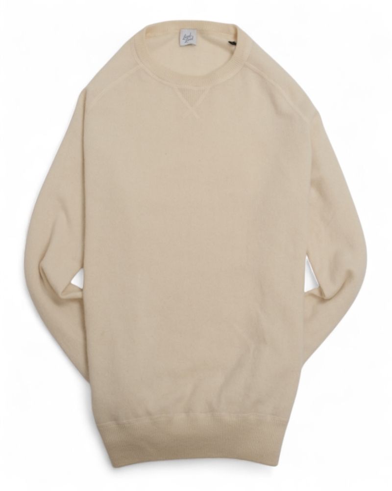 Cream Cashmere Raglan Sweater