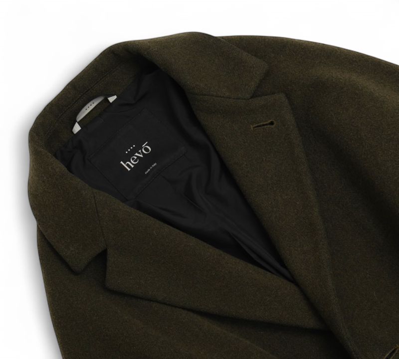 Olive Raglan Coat