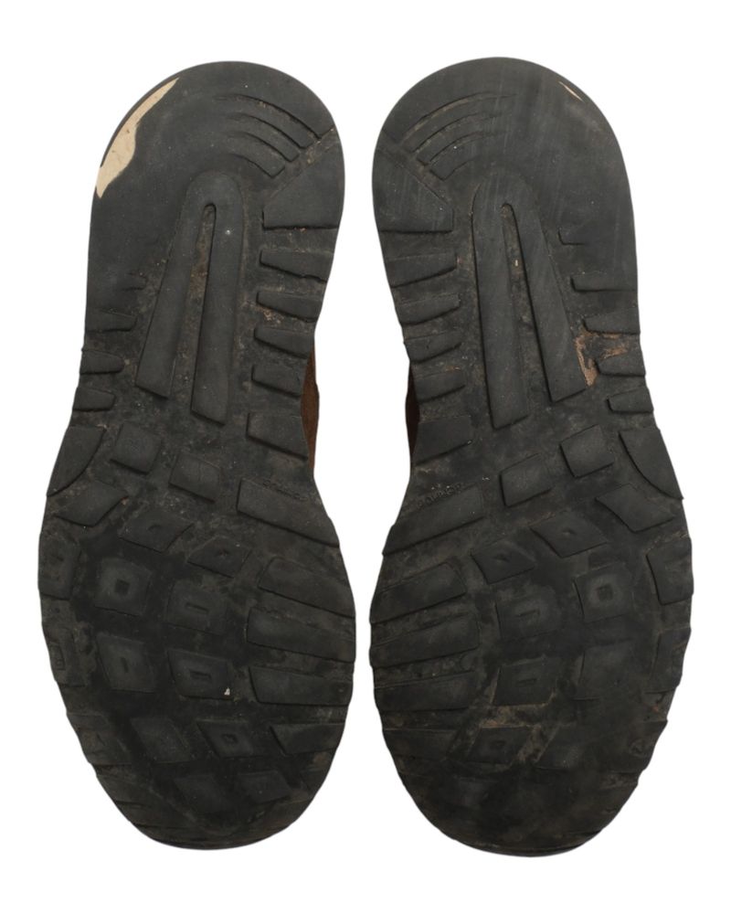 Olive Brown Suede Sneakers