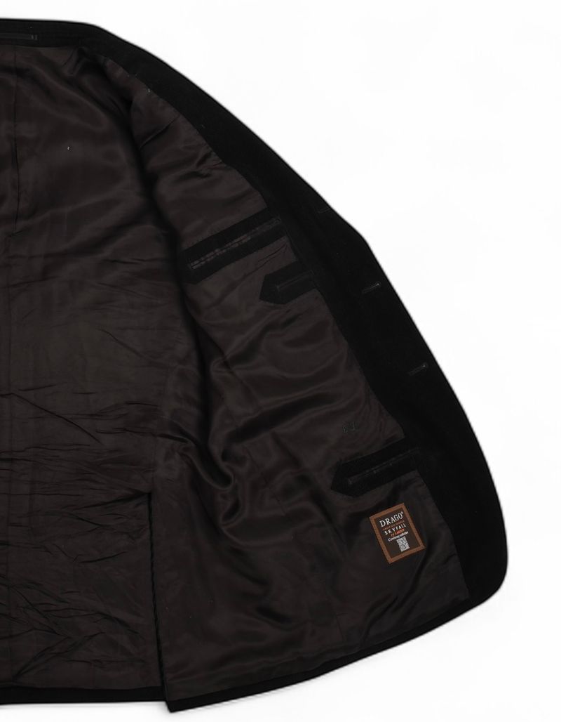Black MTM Drago Skyfall Corduroy Sports Jacket