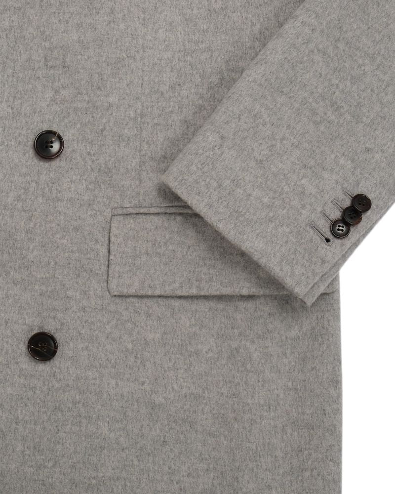 Light Grey DB. Wool Coat