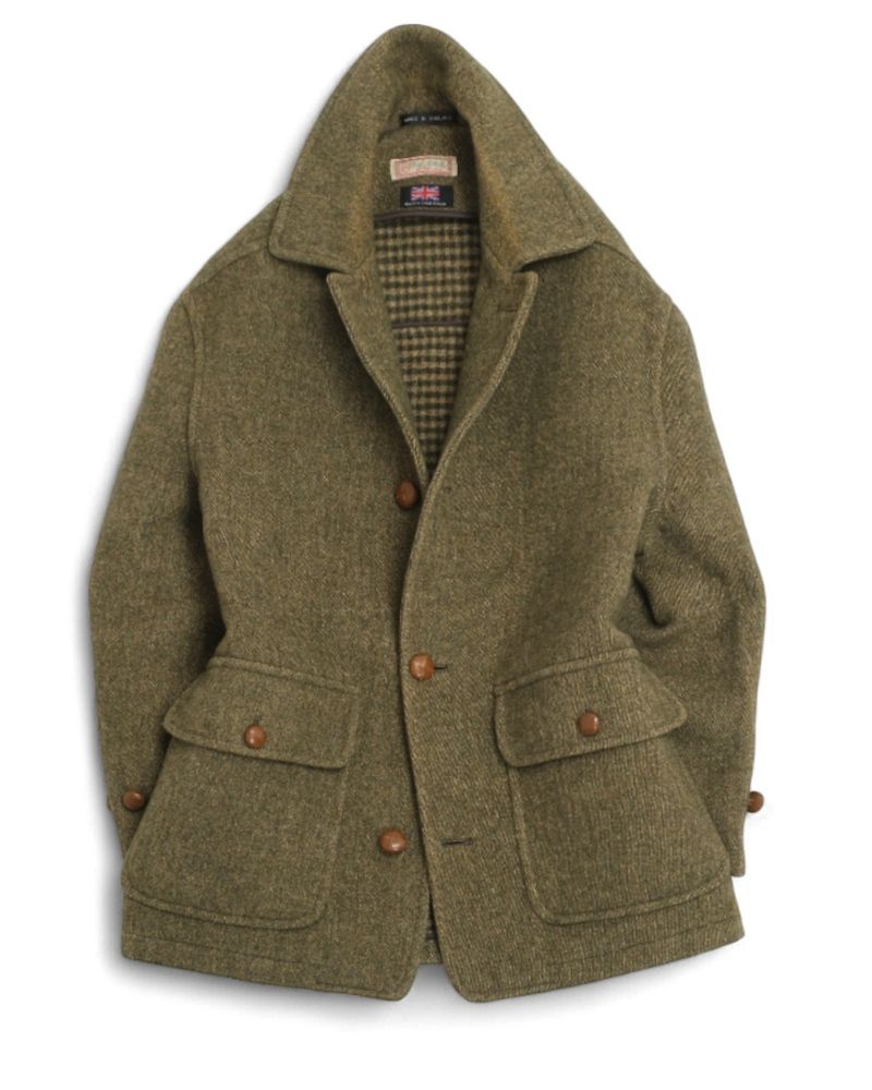 Forrest Green Tweed Chore Jacket