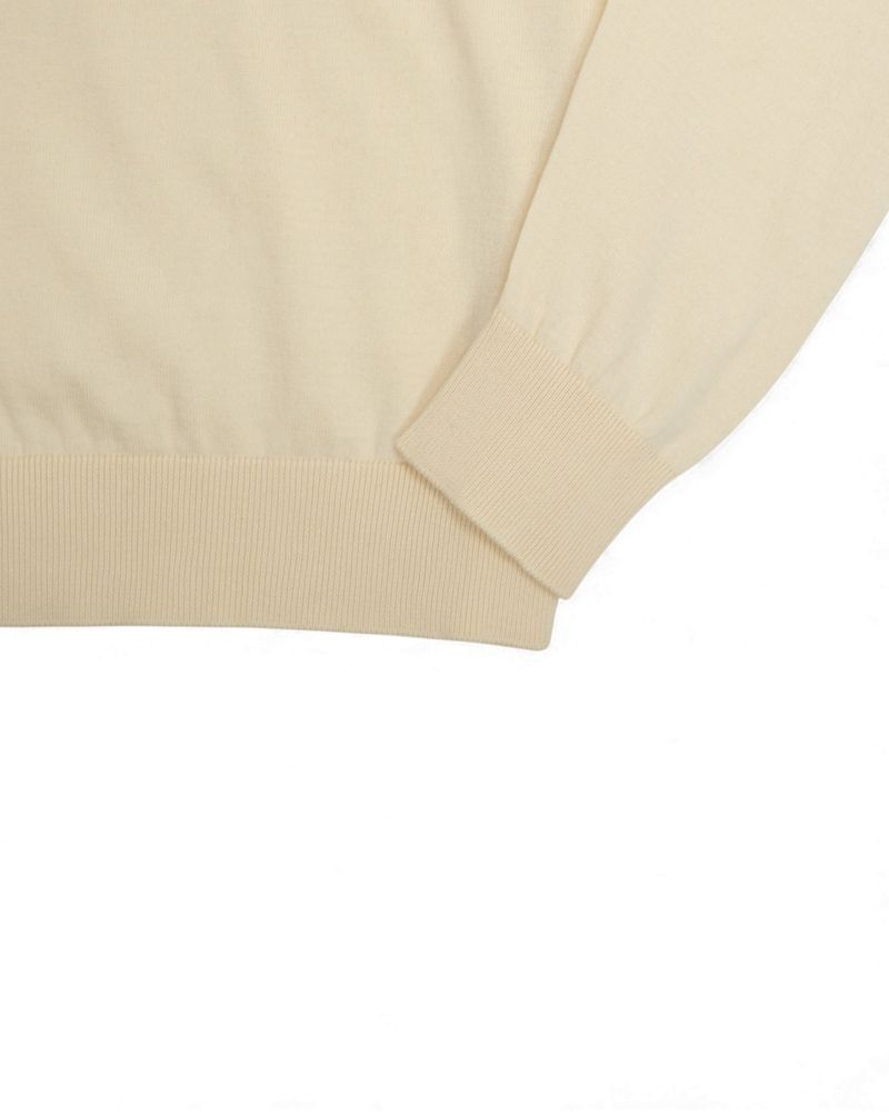 Ivory Cotton Polo