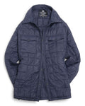 Navy Quilted Jacket