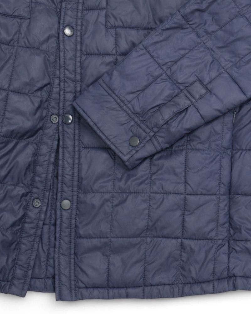 Navy Quilted Jacket