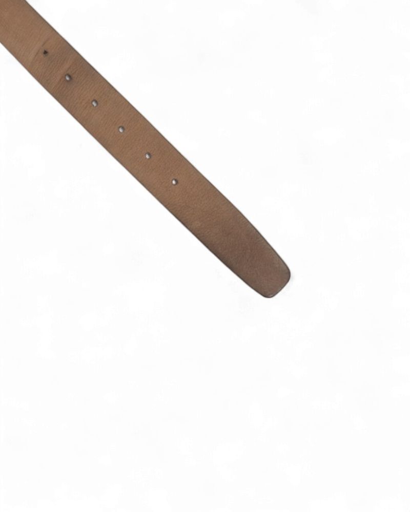 Taupe 35mm Leather Belt