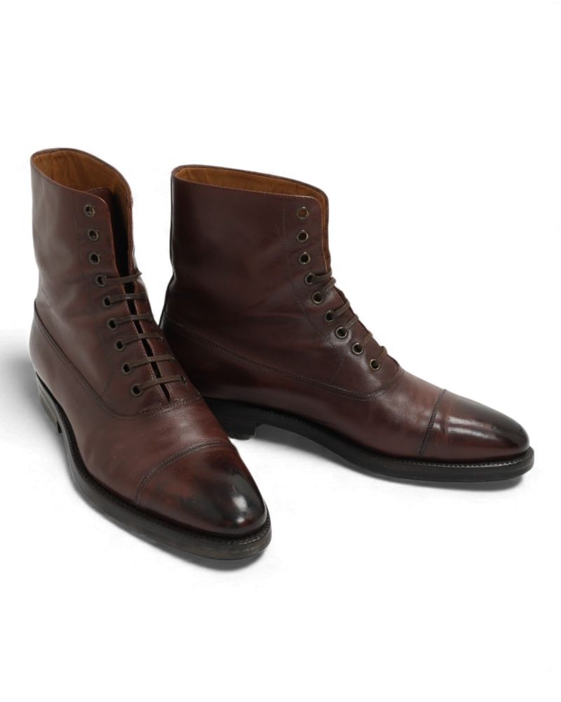 Brown Leather Balmoral Boots