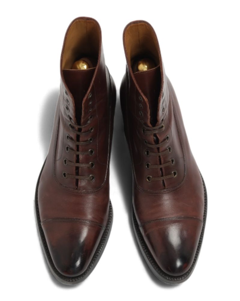 Brown Leather Balmoral Boots