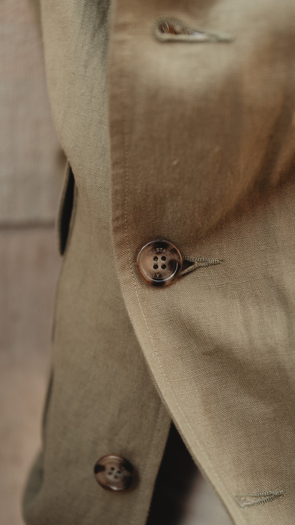 Faded Olive Linen Valstarino