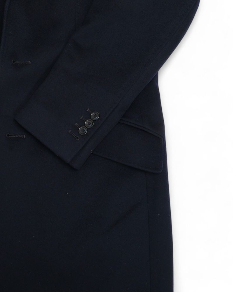 Navy Loro Piana Rain System Coat