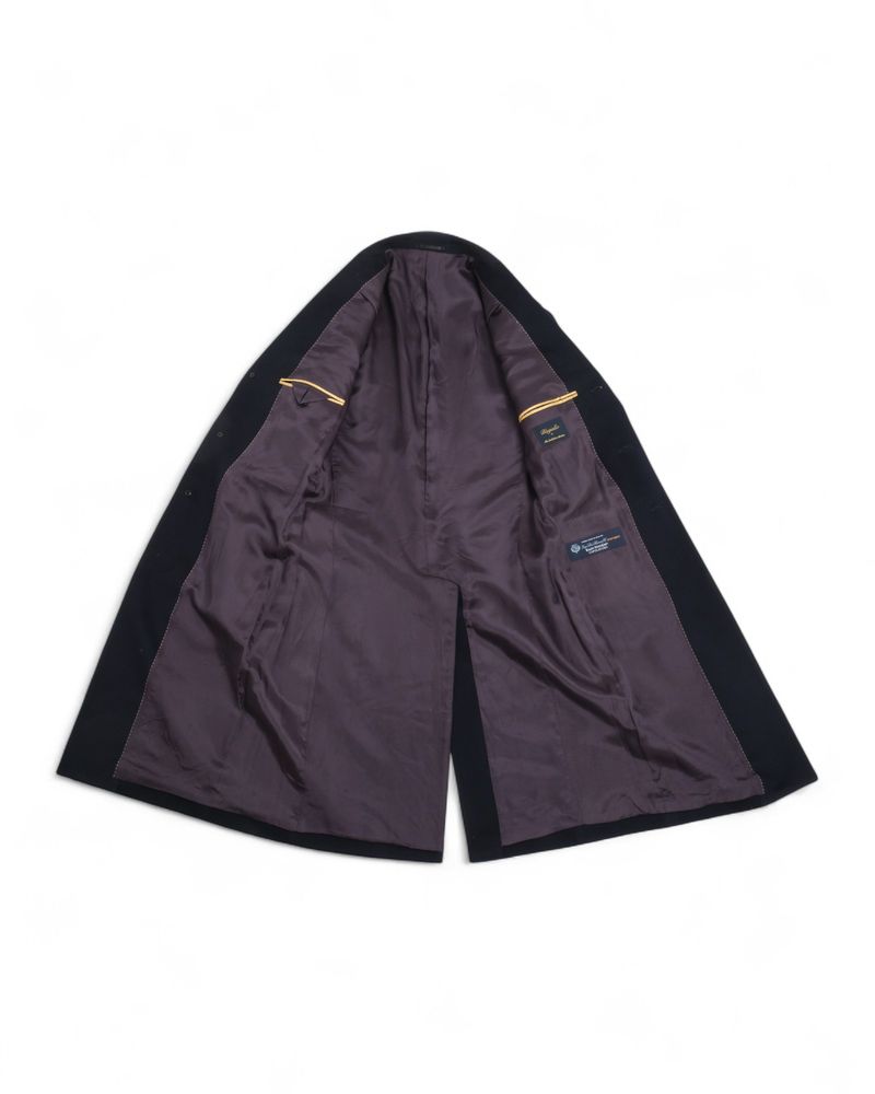 Navy Loro Piana Rain System Coat