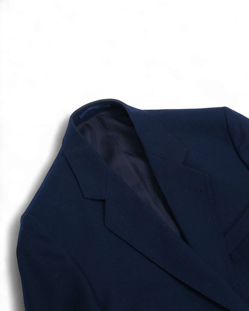 Navy Wool Blazer
