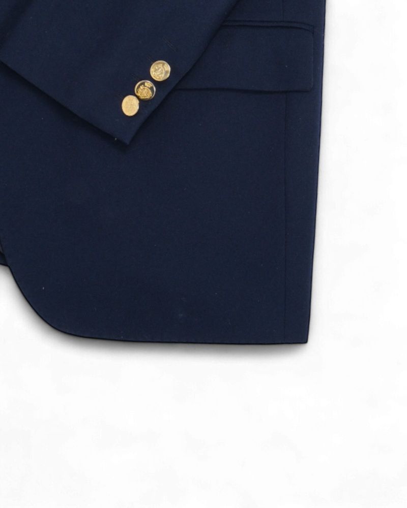 Navy Wool Blazer