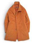Warm Orange Wool & Cashmere Coat