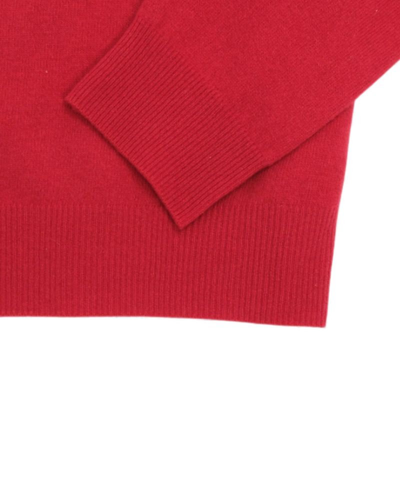 Red Lambswool Sweater
