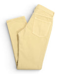 Cream 5-pocket Denim