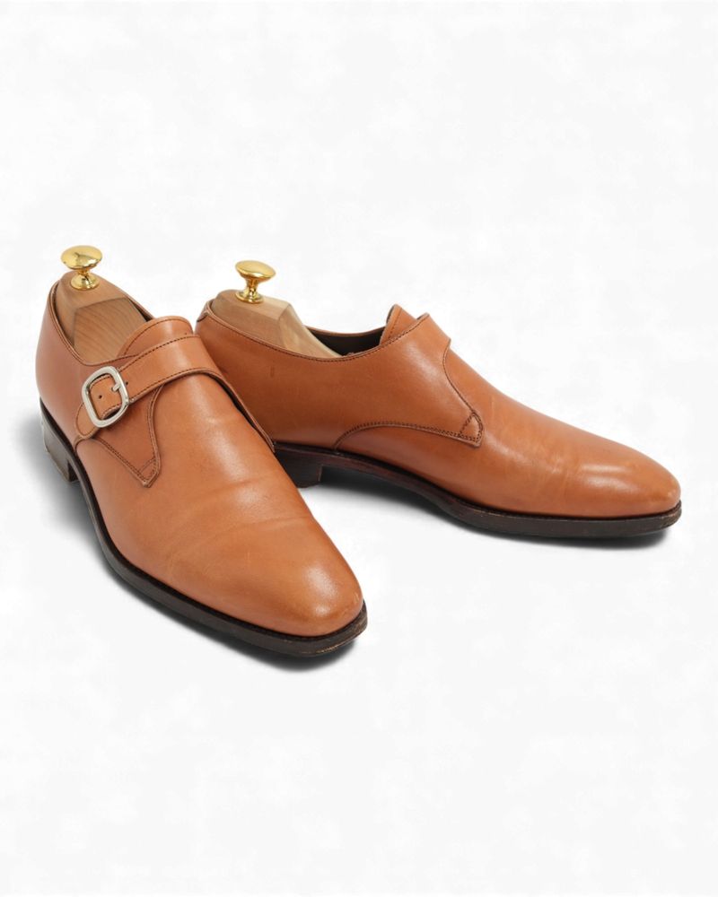 Tanned Leather Single Monks