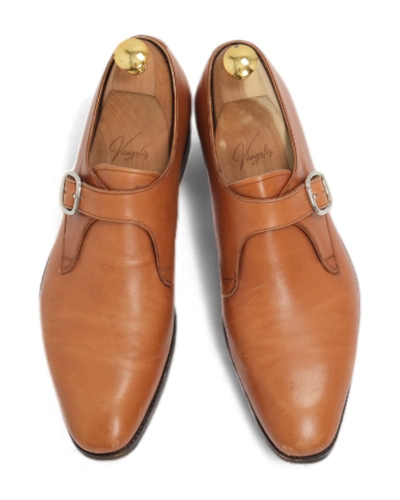 Tanned Leather Single Monks