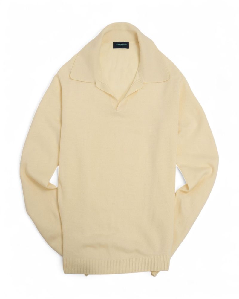Ivory Polo Sweater