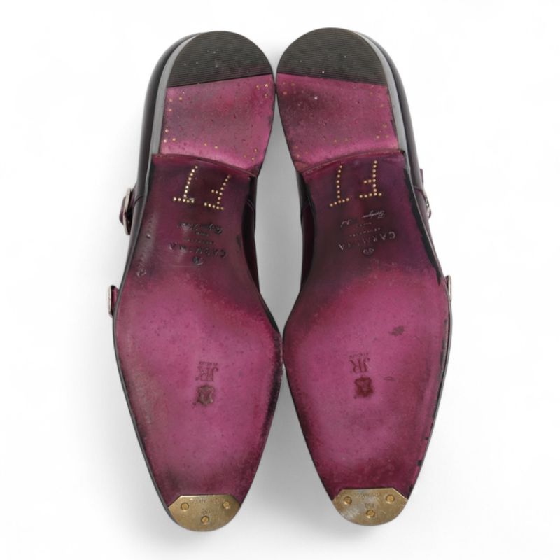 Purple Double Monk Straps