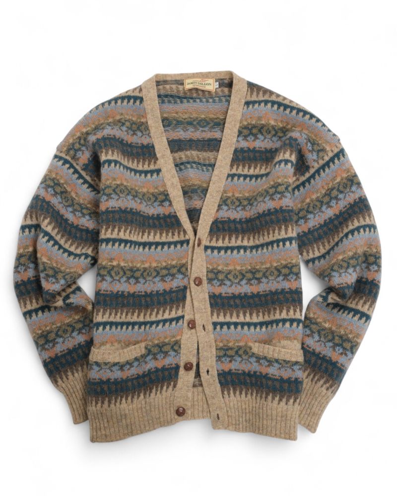 Fair Isle Wool Cardigan