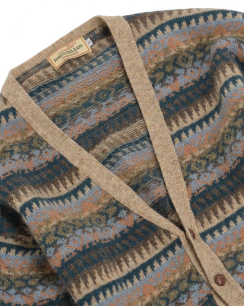 Fair Isle Wool Cardigan
