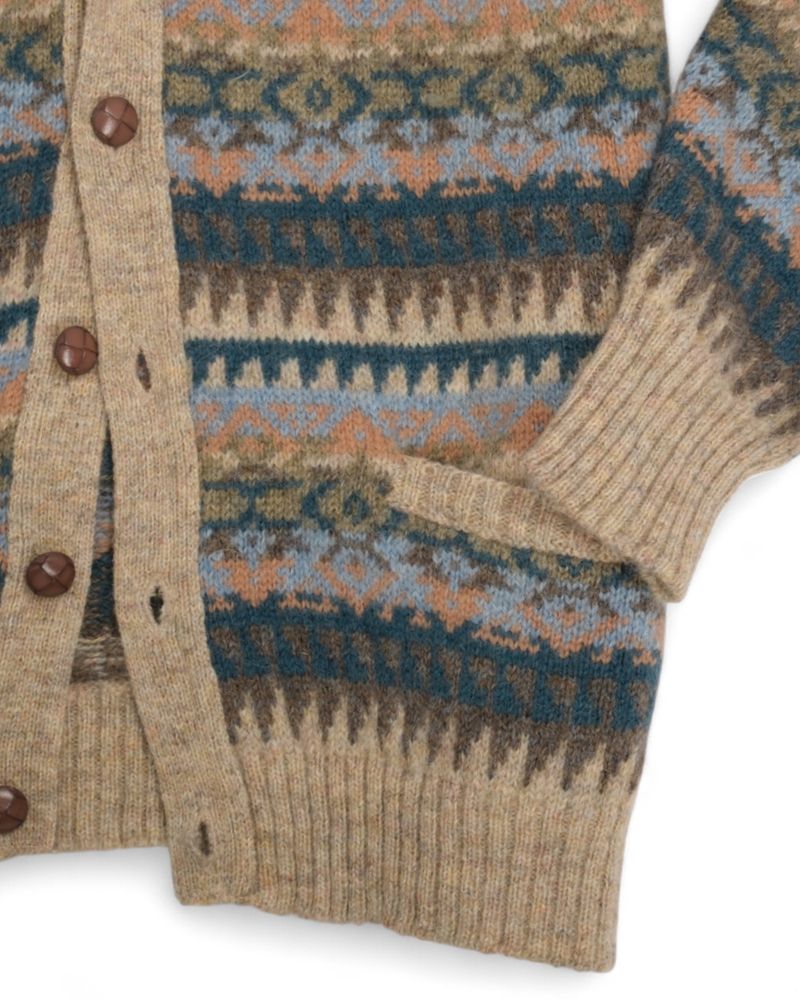Fair Isle Wool Cardigan