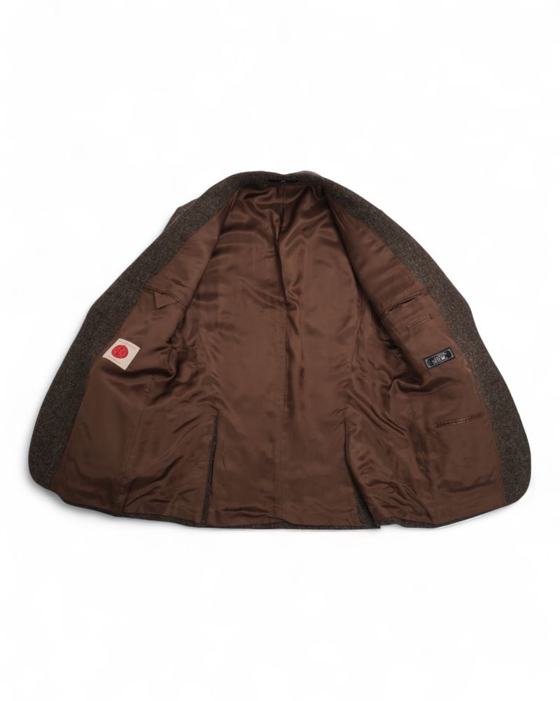 Dark Brown Marling & Evans Tweed Suit