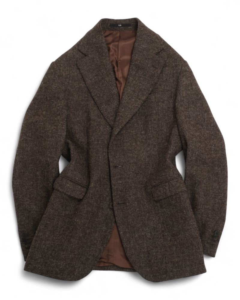 Dark Brown Marling & Evans Tweed Suit