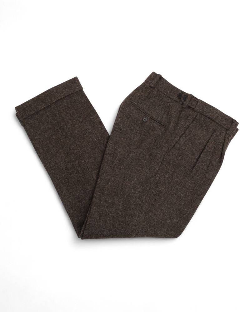 Dark Brown Marling & Evans Tweed Suit