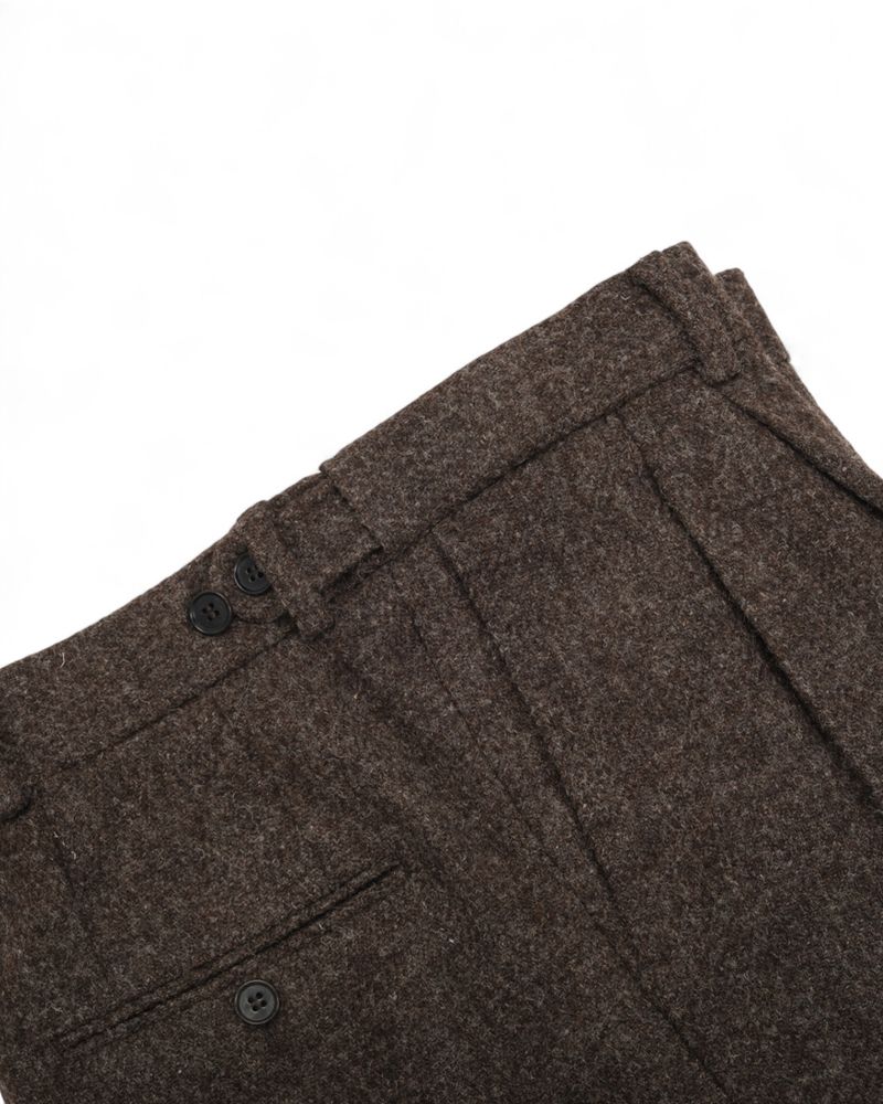 Dark Brown Marling & Evans Tweed Suit