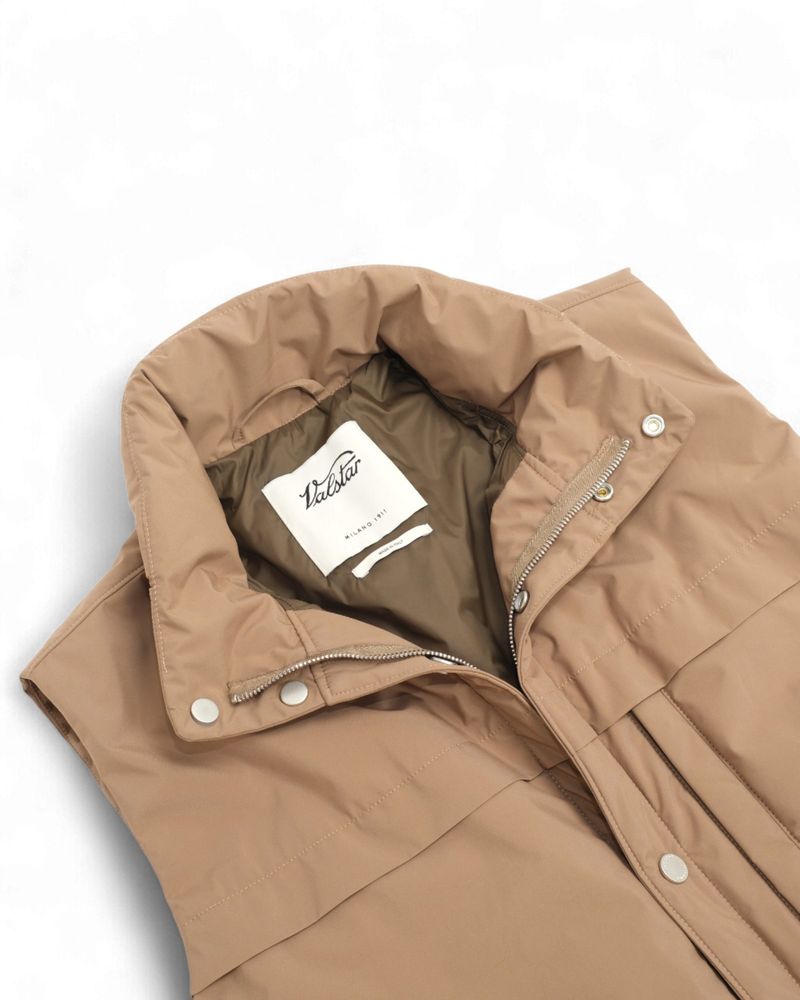 Beige Light Weight Padded Vest