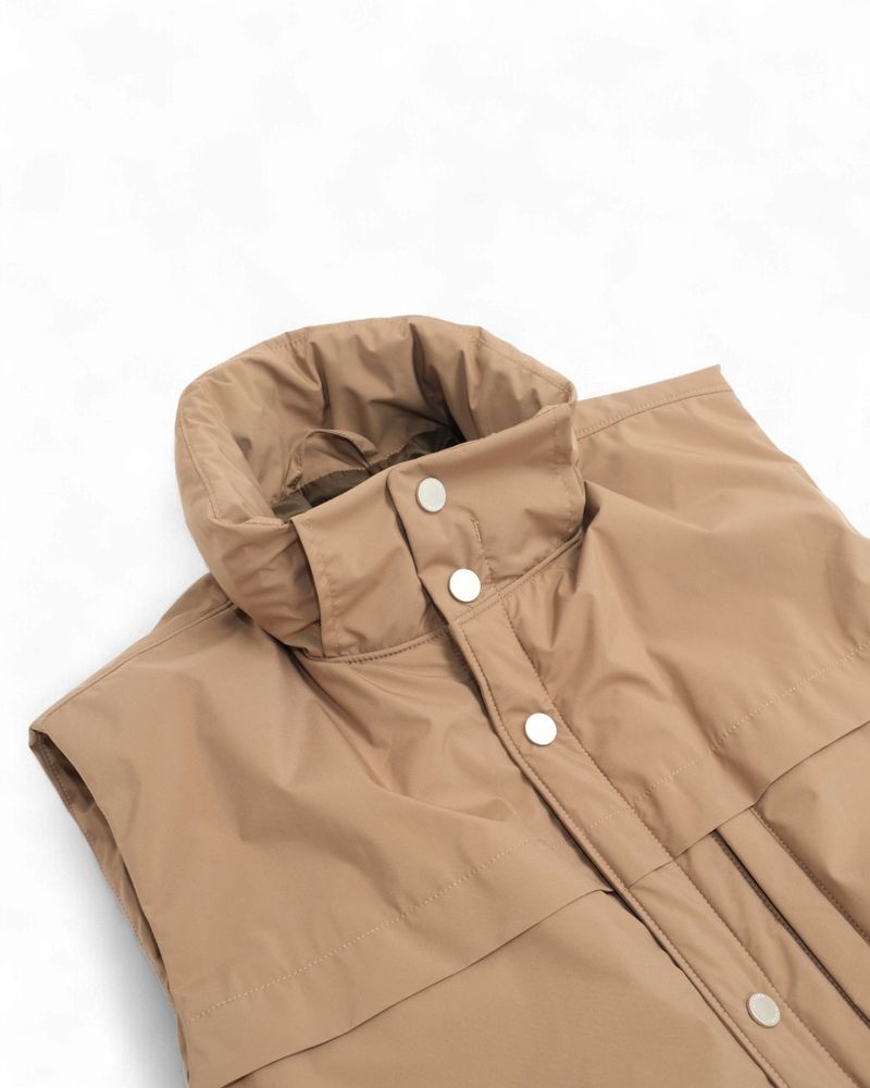 Beige Light Weight Padded Vest